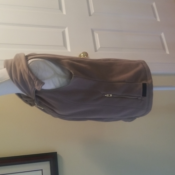 Calvin Kleim brown fleece vest M - Picture 3 of 5